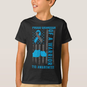 Camiseta Nieta Orgullosa De Un Guerrero De T1d Tipo 1 Diab