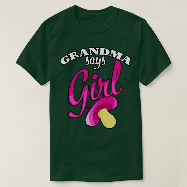 Camiseta Nieta reveladora de género dice abuela futura Chic (Diseño del anverso)