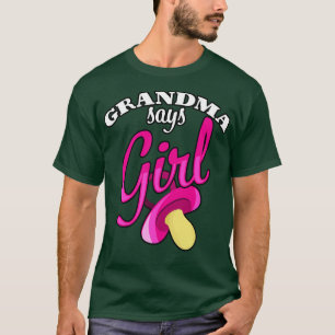 Camiseta Nieta reveladora de género dice abuela futura Chic