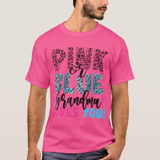 Camiseta Nieta Rosa O Azul Ama A Su Bebé Revelación De Géne