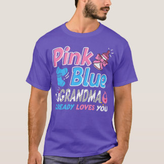 Camiseta Nieta Rosa O Azul Ama A Su Bebé Revelación De Géne