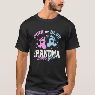 Camiseta Nieta rosa o azul ama a tu bebé, revelan género