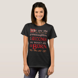 Camiseta Nietas paganas feministas de brujas