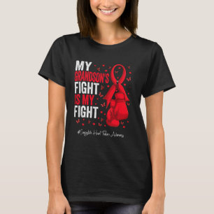Camiseta Nieto de Cinta Roja Consciente de la Insuficiencia