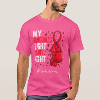 Camiseta Nieto de la cinta roja Vasculitis Conciencia