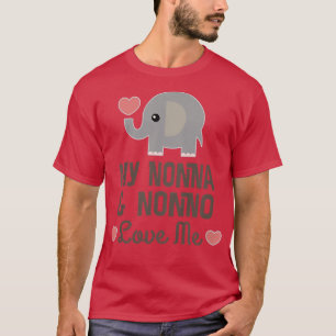 Camiseta Nieto Nonna y Nonno Love Me Abuela