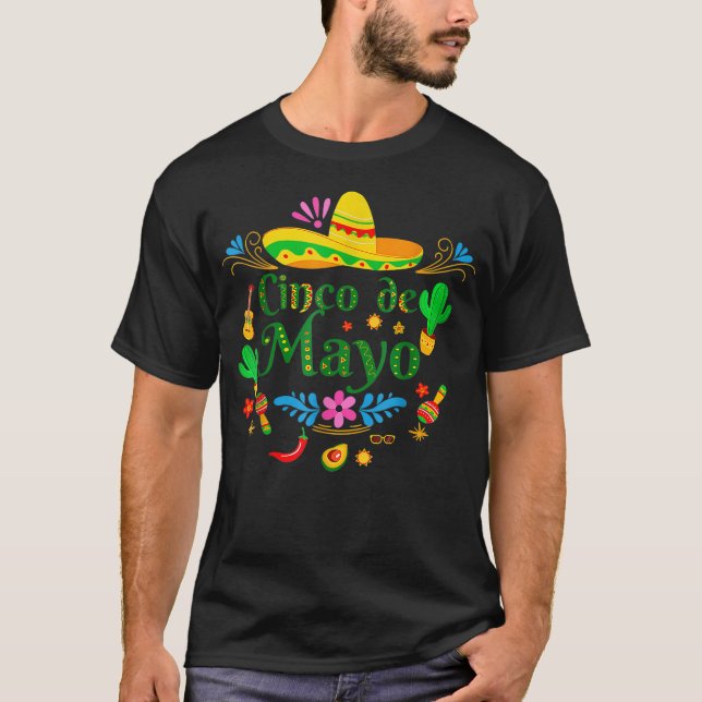 Camiseta Nieto promedio Nacho Lindo Cinco De Mayo (Anverso)