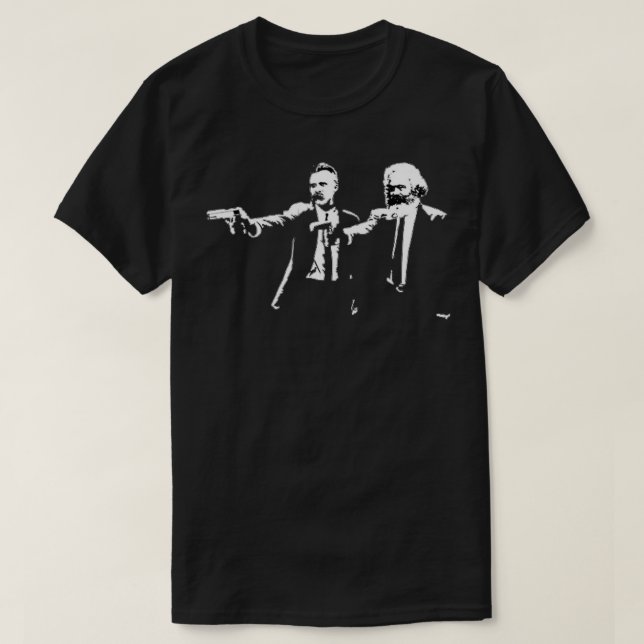 Camiseta Nietzche y Marx (Diseño del anverso)