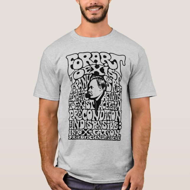 Camiseta Nietzsche - arte (Anverso)