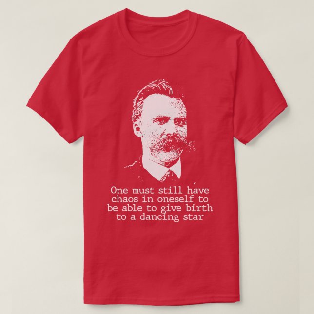 Camiseta Nietzsche Meme Nietzsche (Diseño del anverso)