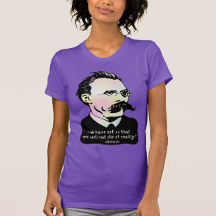 Camiseta Nietzsche - realidad del arte v.
