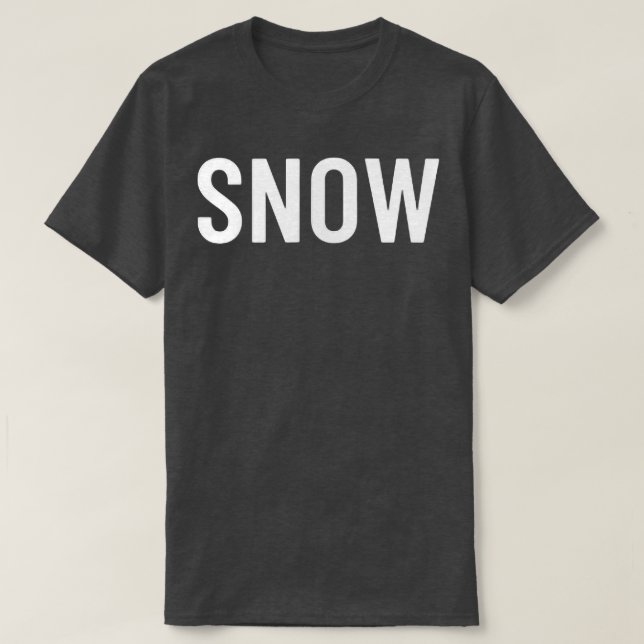 Camiseta Nieve 773 (Diseño del anverso)