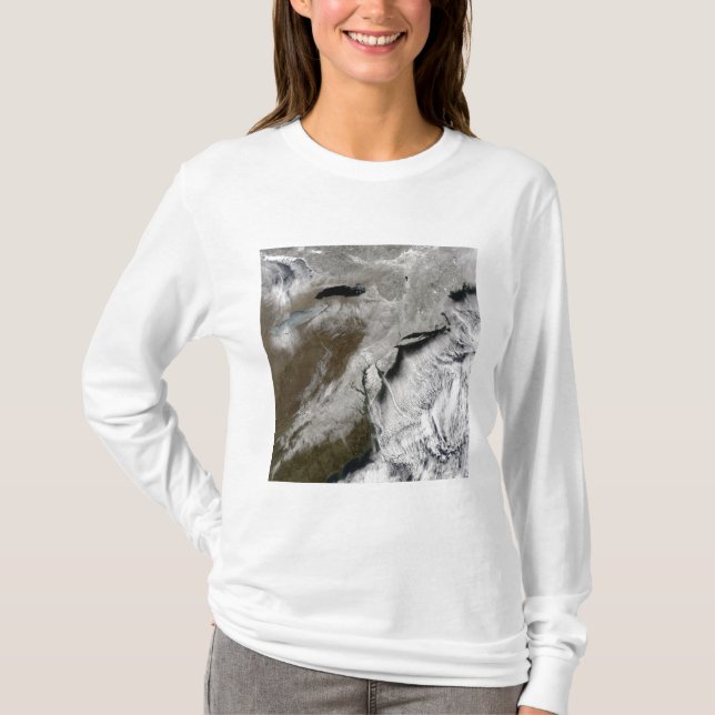 Camiseta Nieve a través del noreste de Estados Unidos (Anverso)