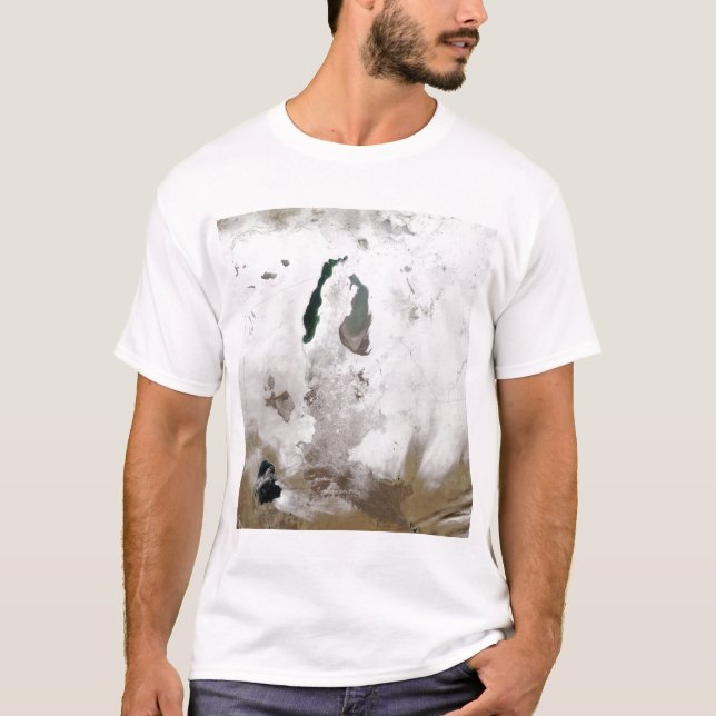 Camiseta Nieve alrededor del mar de Aral (Anverso)