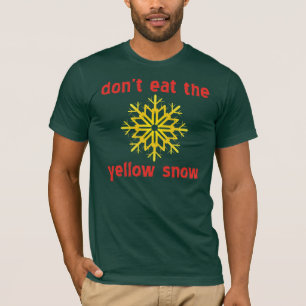 Camiseta Nieve amarilla