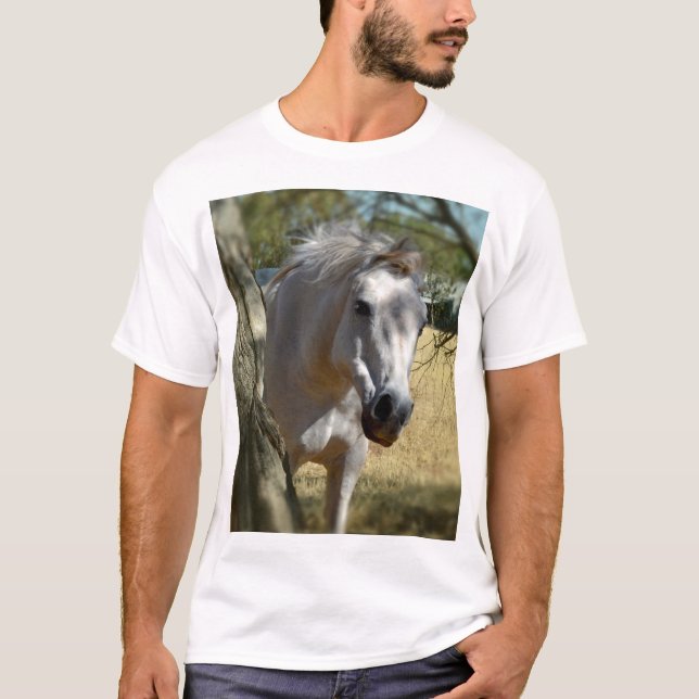 Camiseta Nieve blanca el caballo,_ (Anverso)