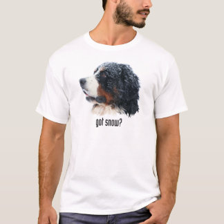Camiseta ¿nieve conseguida? Perro de montaña de Bernese