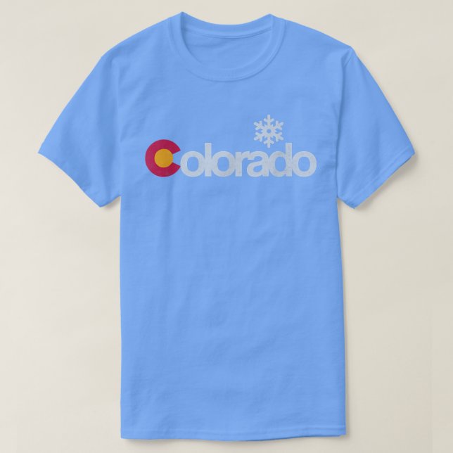 Camiseta Nieve de Colorado (Diseño del anverso)
