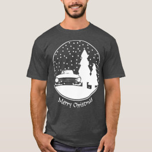 Camiseta Nieve de los Navidades clásicos británicos del tri