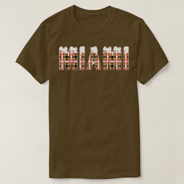 Camiseta Nieve de Miami (Diseño del anverso)