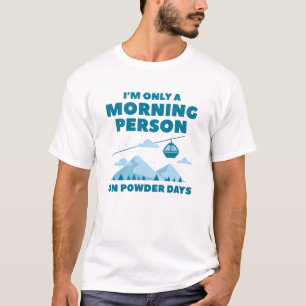 Camiseta Nieve de persona matutina