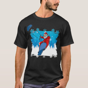 Camiseta Nieve de Snowkite en Santa Claus Nieve deportiva