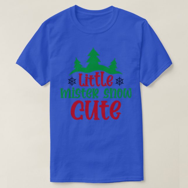 Camiseta Nieve del Pequeño Mister (Diseño del anverso)