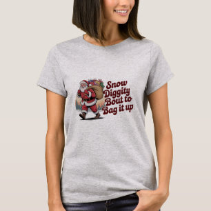 Camiseta Nieve Diggity a punto de embolsarlo todo Navidad r