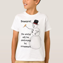 Camiseta Nieve divertida de Navidades