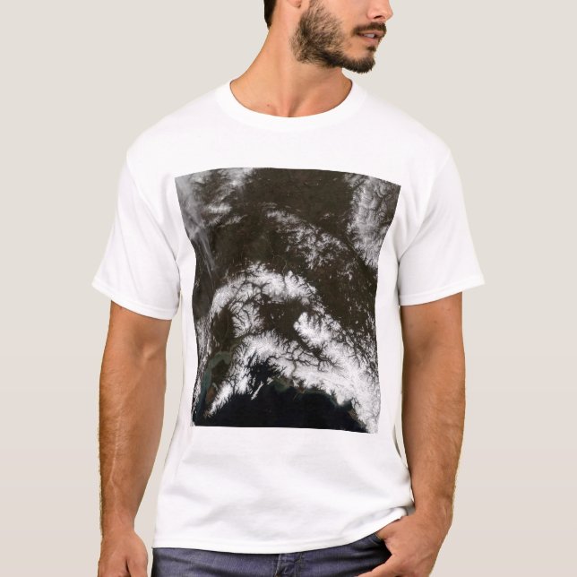 Camiseta Nieve en el centro sur de Alaska (Anverso)