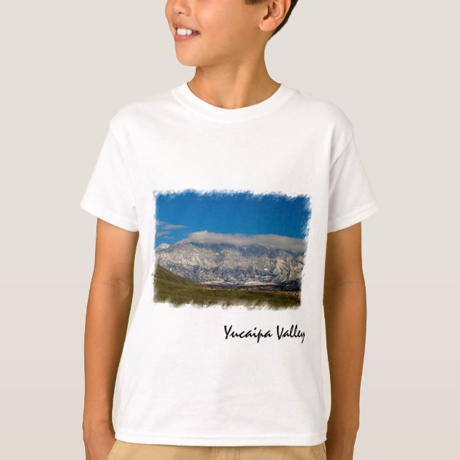 Camiseta Nieve en el valle de Yucaipa (Anverso)
