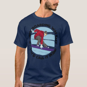 Camiseta Nieve en invierno deportiva para snowboard
