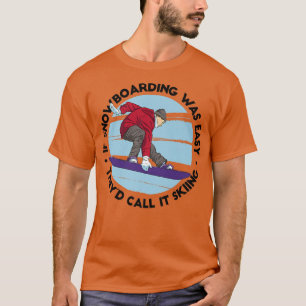 Camiseta Nieve en invierno deportiva para snowboard