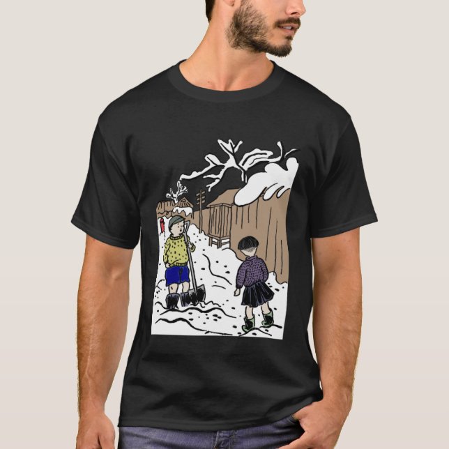 Camiseta Nieve en Japón (Anverso)