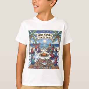 Camiseta Nieve en la costa