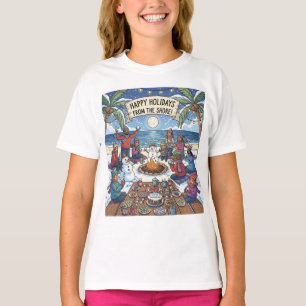 Camiseta Nieve en la costa