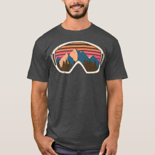 Camiseta Nieve Esquiar Goggle Winter Deportes Alpine Downhi