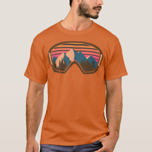 Camiseta Nieve Esquiar Goggle Winter Deportes Alpine Downhi