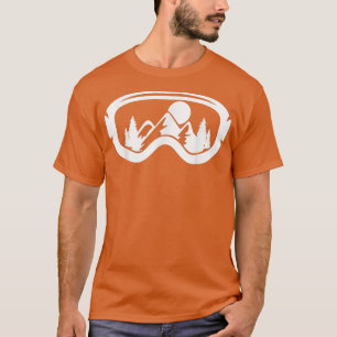 Camiseta Nieve Esquiar Goggle Winter Deportes Alpine Downhi