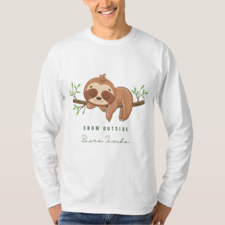 Camiseta nieve fuera del ronquido interior
