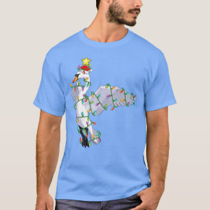 Camiseta Nieve Goose Iluminación Xmas Árbol Coincidiendo Co