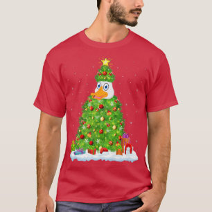 Camiseta Nieve Goose Xmas Iluminación Árbol Funny Nieve Goo