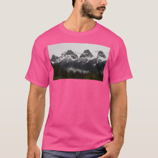 Camiseta Nieve Ligera En Las Rockies Largas
