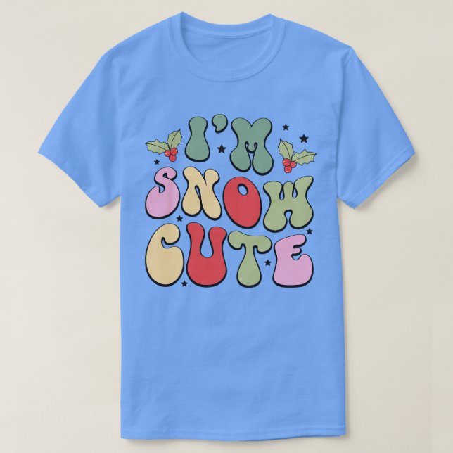 Camiseta Nieve linda 2 (Diseño del anverso)