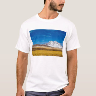 Camiseta Nieve - montañas y prado capsulados de Puna