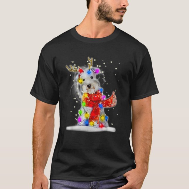 Camiseta Nieve navideña (Anverso)