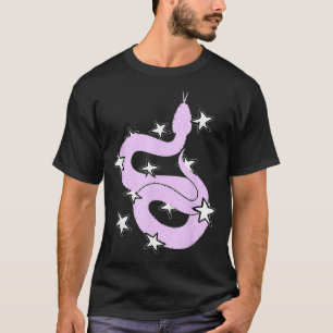 Camiseta Nieve rosa con estrellas Diseño