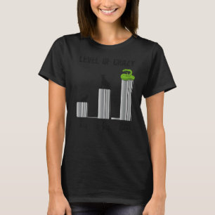 Camiseta Nieve Serpiente Nivel De Gato Loco Gente Perro