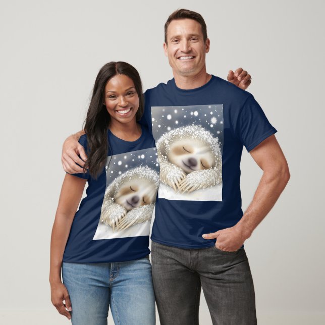 Camiseta Nieve suave durmiendo en la boca (Unisexo)