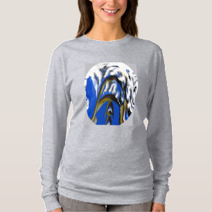 Camiseta Nieve y cielo de invierno trendy